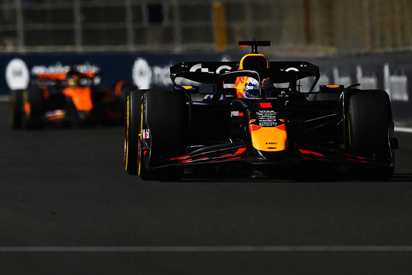 JEDDAH, SAUDI ARABIA - APRIL 20: Max Verstappen of the Netherlands driving the (1) Oracle Red Bull