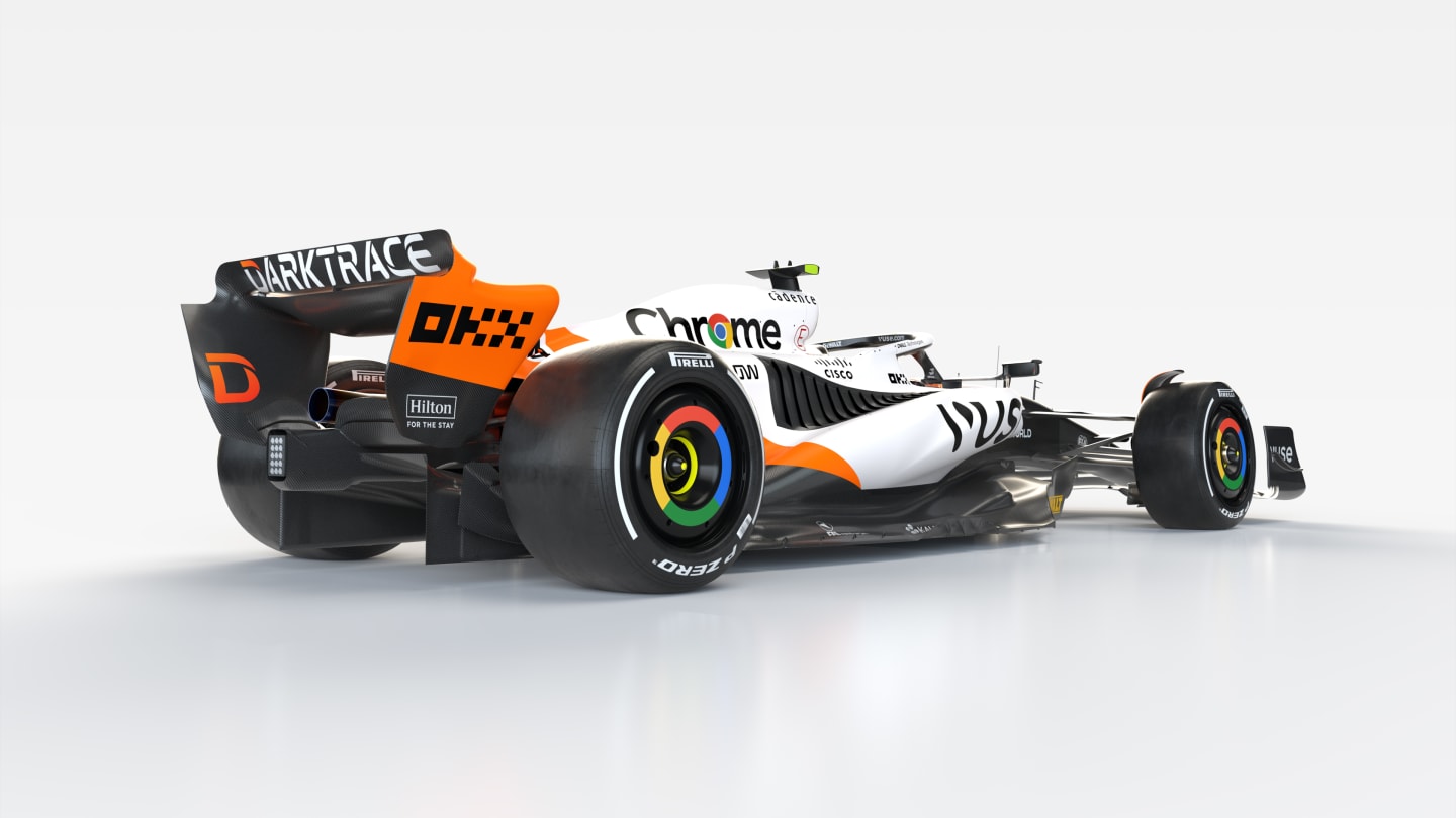 The special livery is part of McLaren's 60th anniversary celebrations