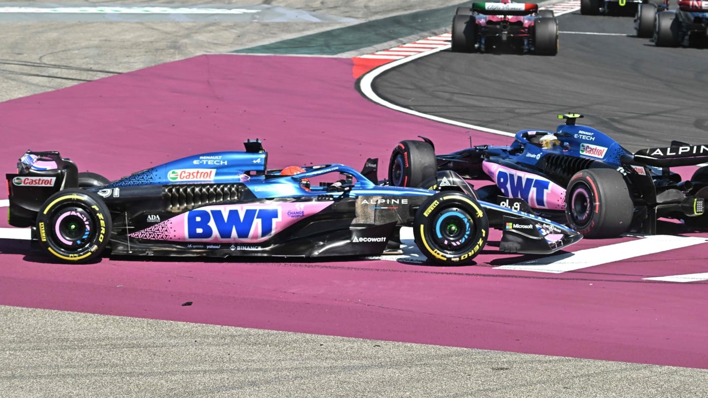 'My seat broke in pieces' – Ocon reveals the damage caused by first lap ...