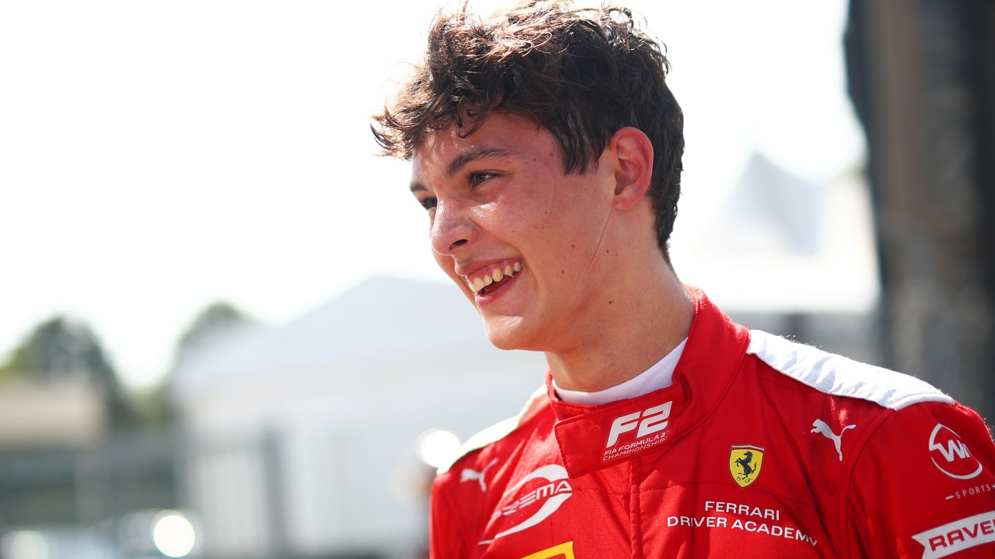 MONZA, ITALY - SEPTEMBER 03: Race winner Oliver Bearman of Great Britain and PREMA Racing (8)