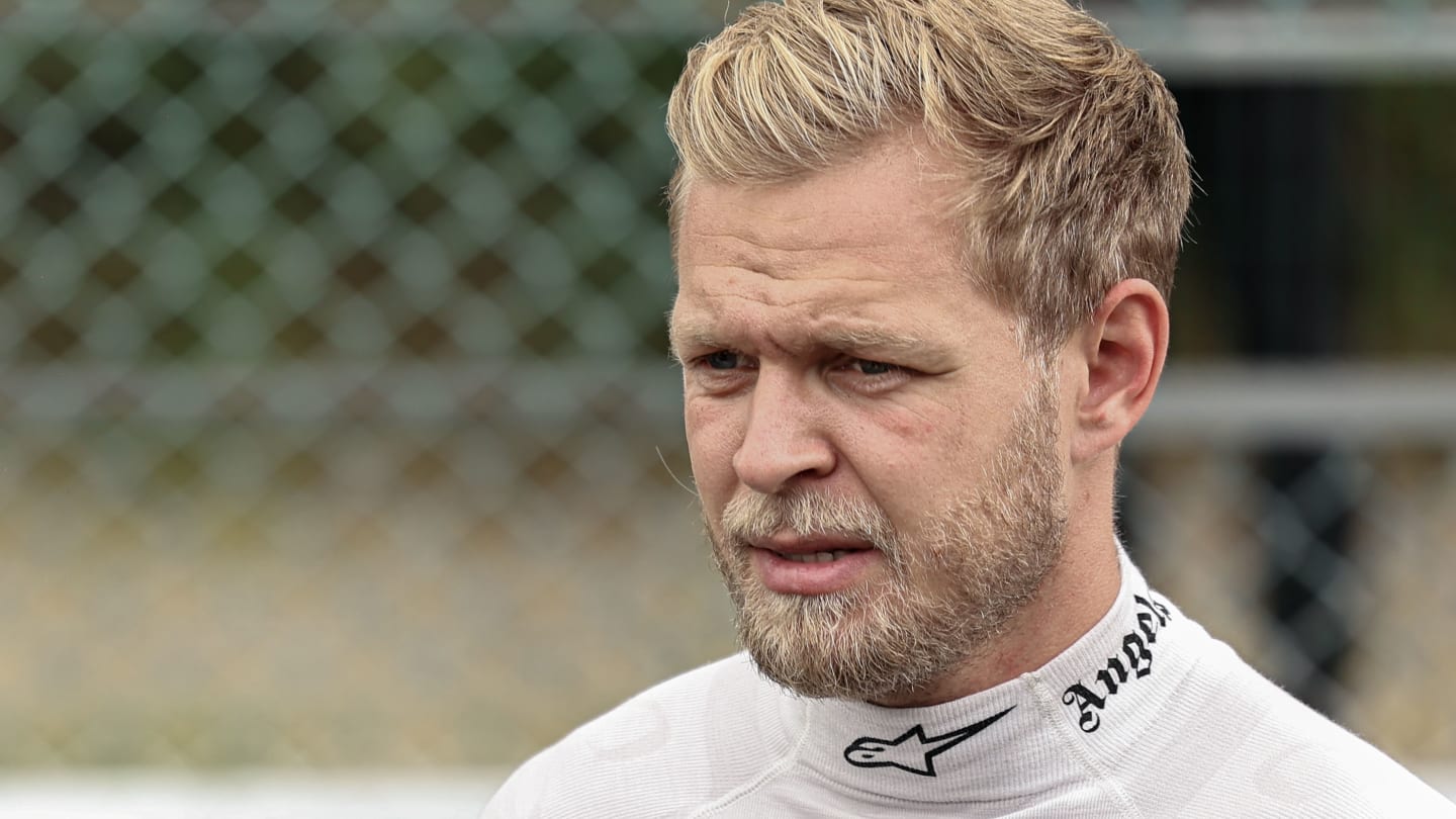 SPA, BELGIUM - JULY 29: Kevin Magnussen of Denmark and MoneyGram Haas F1 Team on the grid during