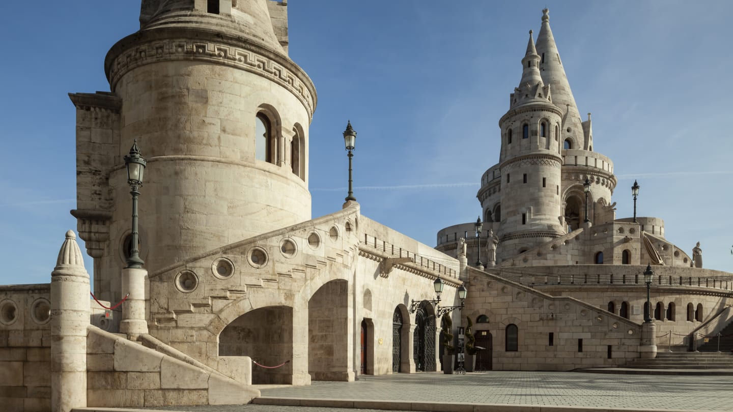 Morning at Fisherman's Bastion in the Castle District of Budapest. (Photo by: Slawek Staszczuk/Loop