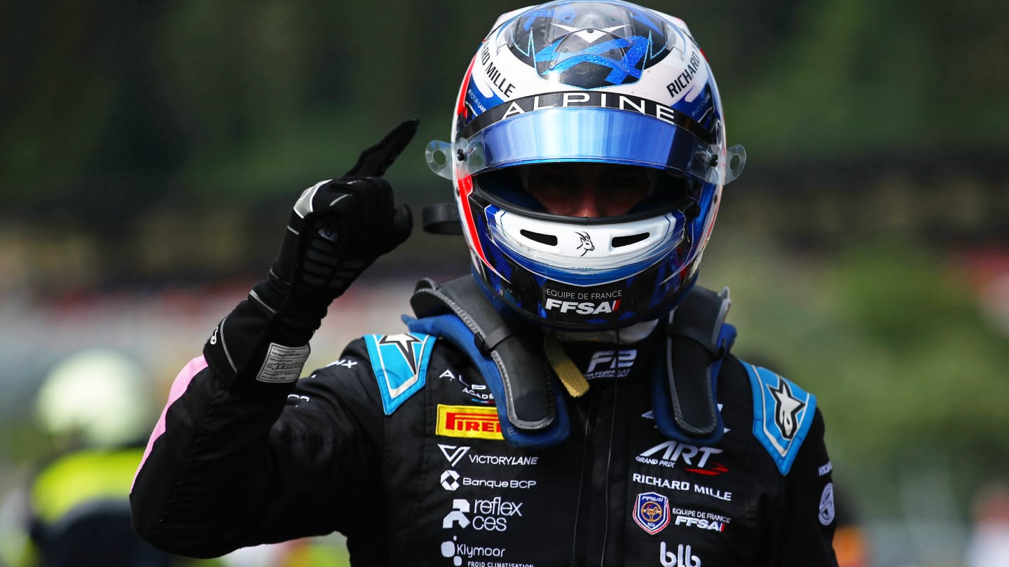 SPIELBERG, AUSTRIA - JUNE 30: Pole position qualifier Victor Martins of France and ART Grand Prix