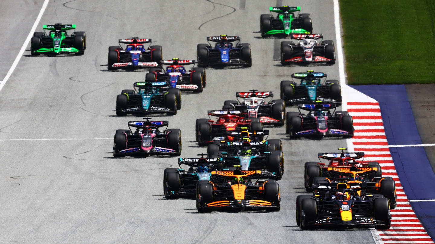 SPIELBERG, AUSTRIA - JUNE 29: Max Verstappen of the Netherlands driving the (1) Oracle Red Bull