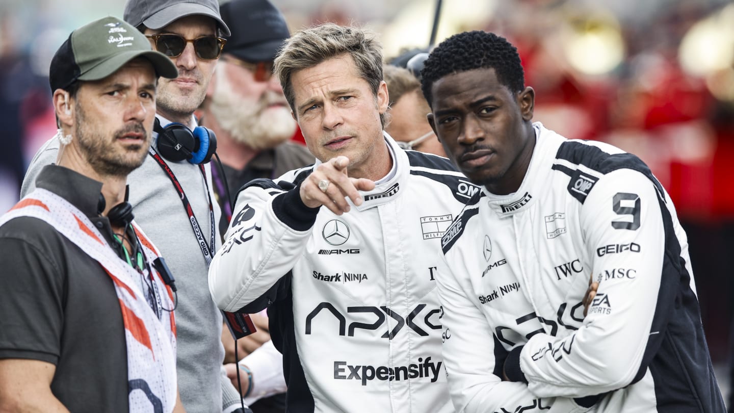 Josef Kosinski, film director of the F1 movie by Apple Studios and Bruckheimer Films, Brad Pitt,