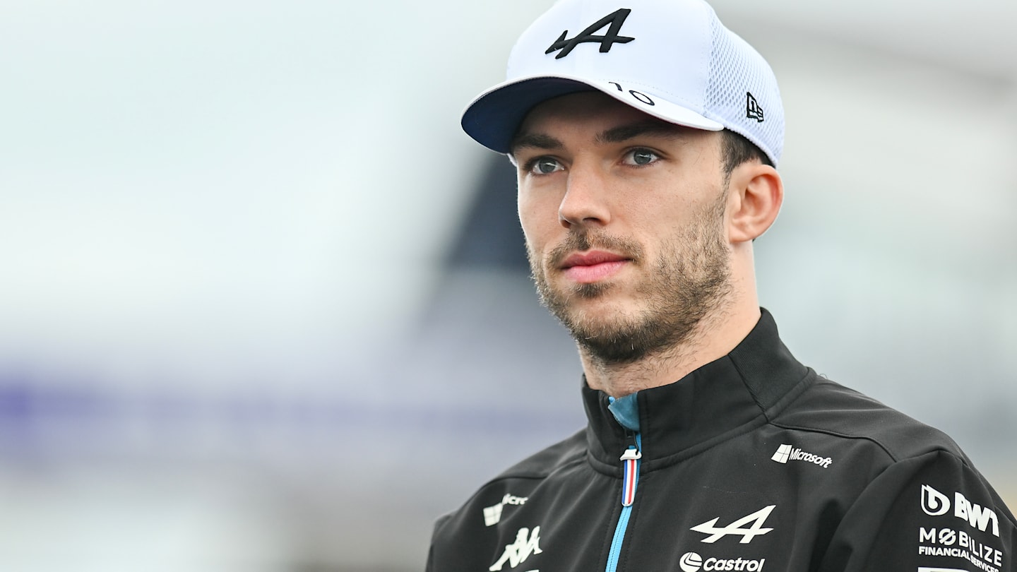 NORTHAMPTON, ENGLAND - JULY 4: Pierre Gasly of France and BWT Alpine F1 Team during previews ahead