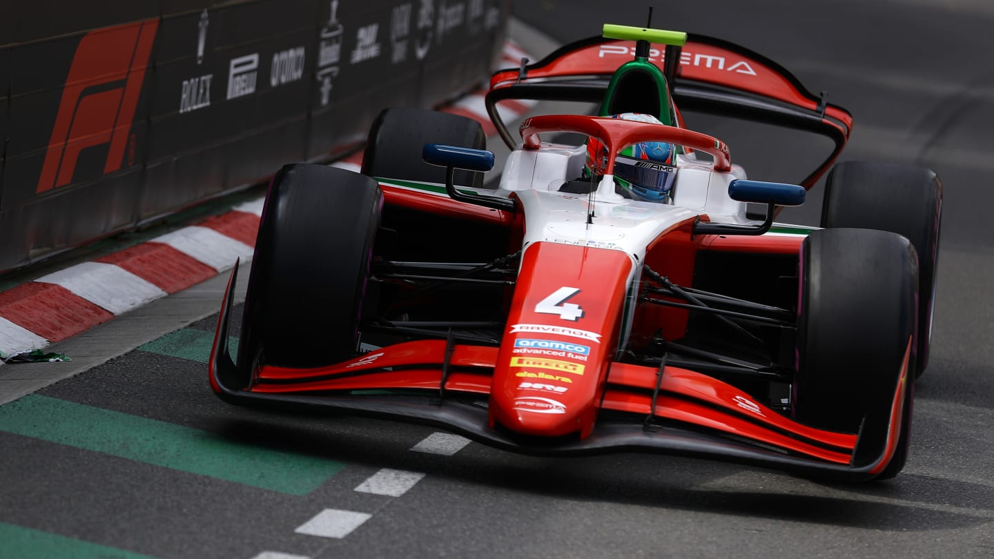 MONTE-CARLO, MONACO - MAY 24: Andrea Kimi Antonelli of Italy and PREMA Racing (4) drives on track