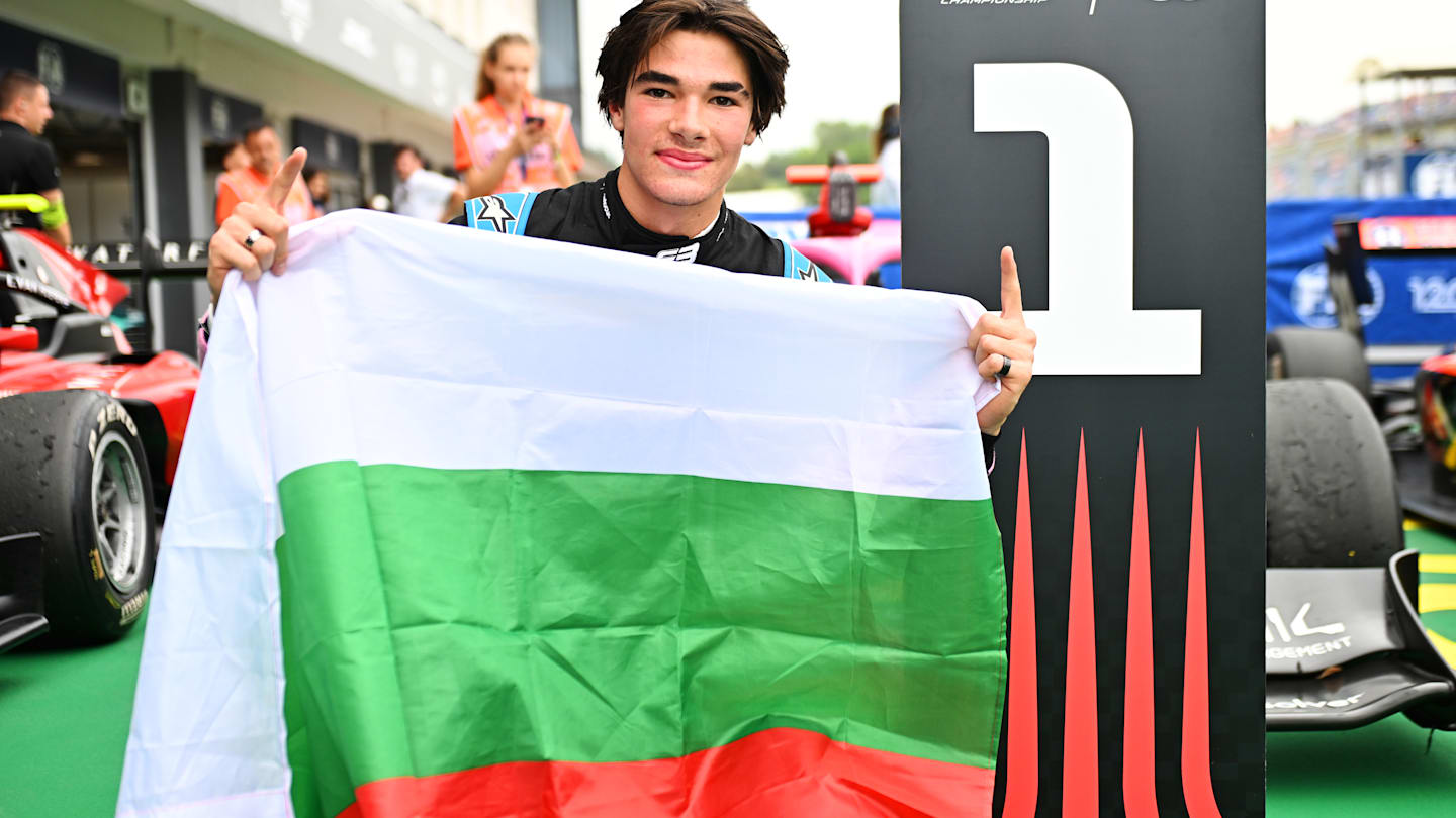 BUDAPEST, HUNGARY - JULY 21: Race winner Nikola Tsolov of Bulgaria and ART Grand Prix (25)