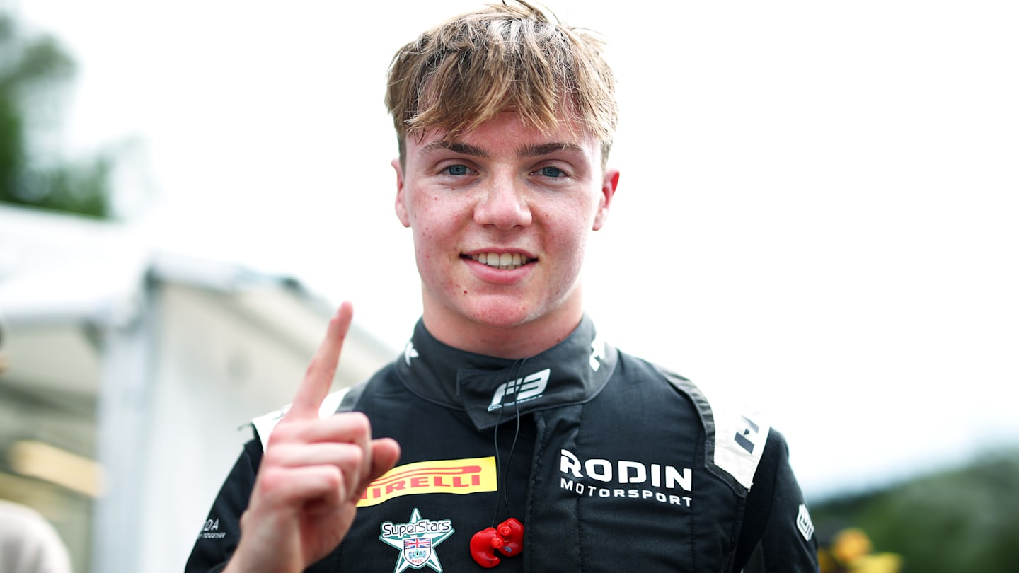 SPA, BELGIUM - JULY 26: Pole position qualifier Callum Voisin of Great Britain and Rodin Motorsport