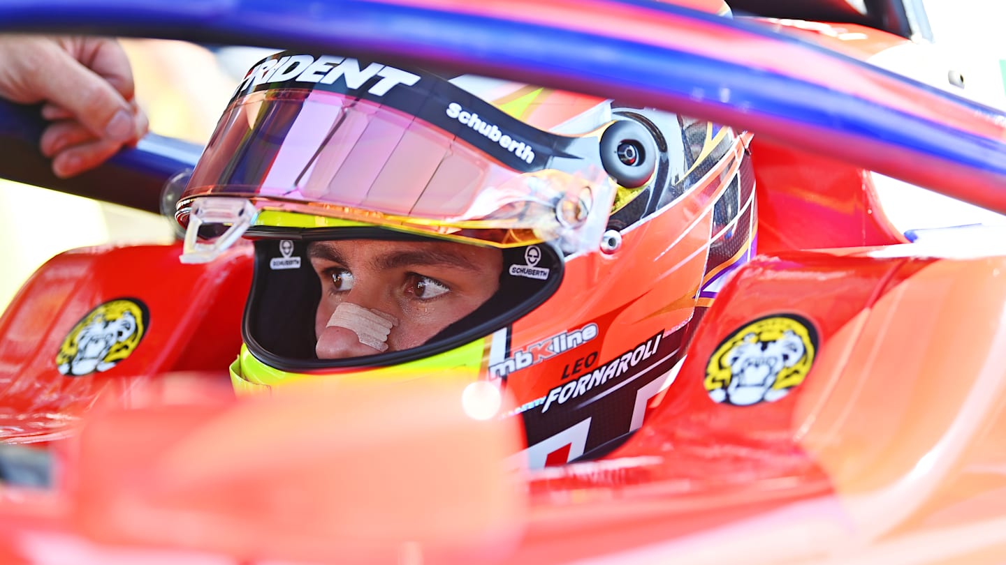 MONZA, ITALY - AUGUST 30: Leonardo Fornaroli of Italy and Trident (4) prepares to drive in the