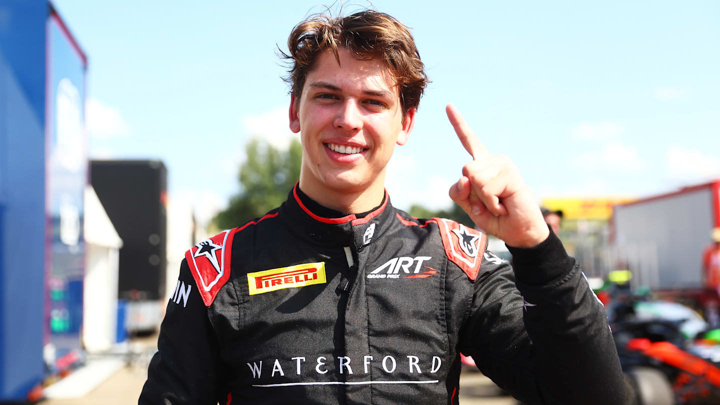 BUDAPEST, HUNGARY - JULY 19: Pole position qualifier Laurens van Hoepen of Netherlands and ART