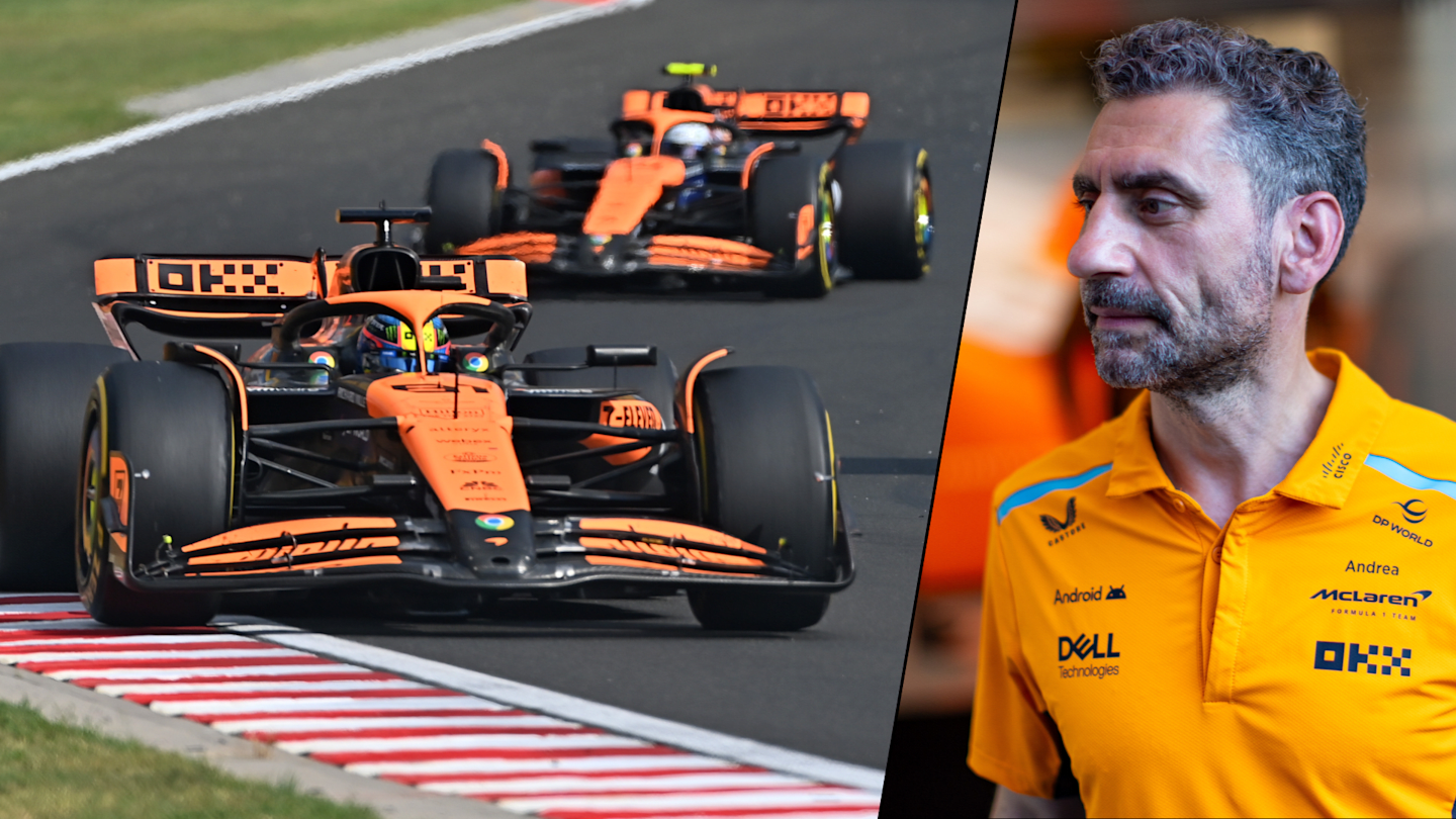 BUDAPEST, HUNGARY - JULY 21: Oscar Piastri of Australia driving the (81) McLaren MCL38 Mercedes