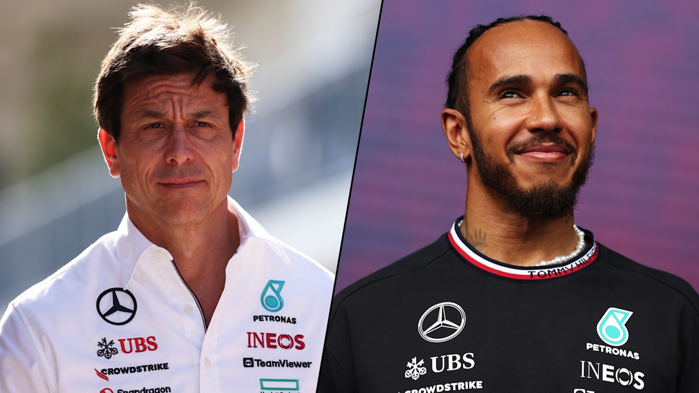 ABU DHABI, UNITED ARAB EMIRATES - NOVEMBER 23: Lewis Hamilton of Great Britain and Mercedes-AMG
