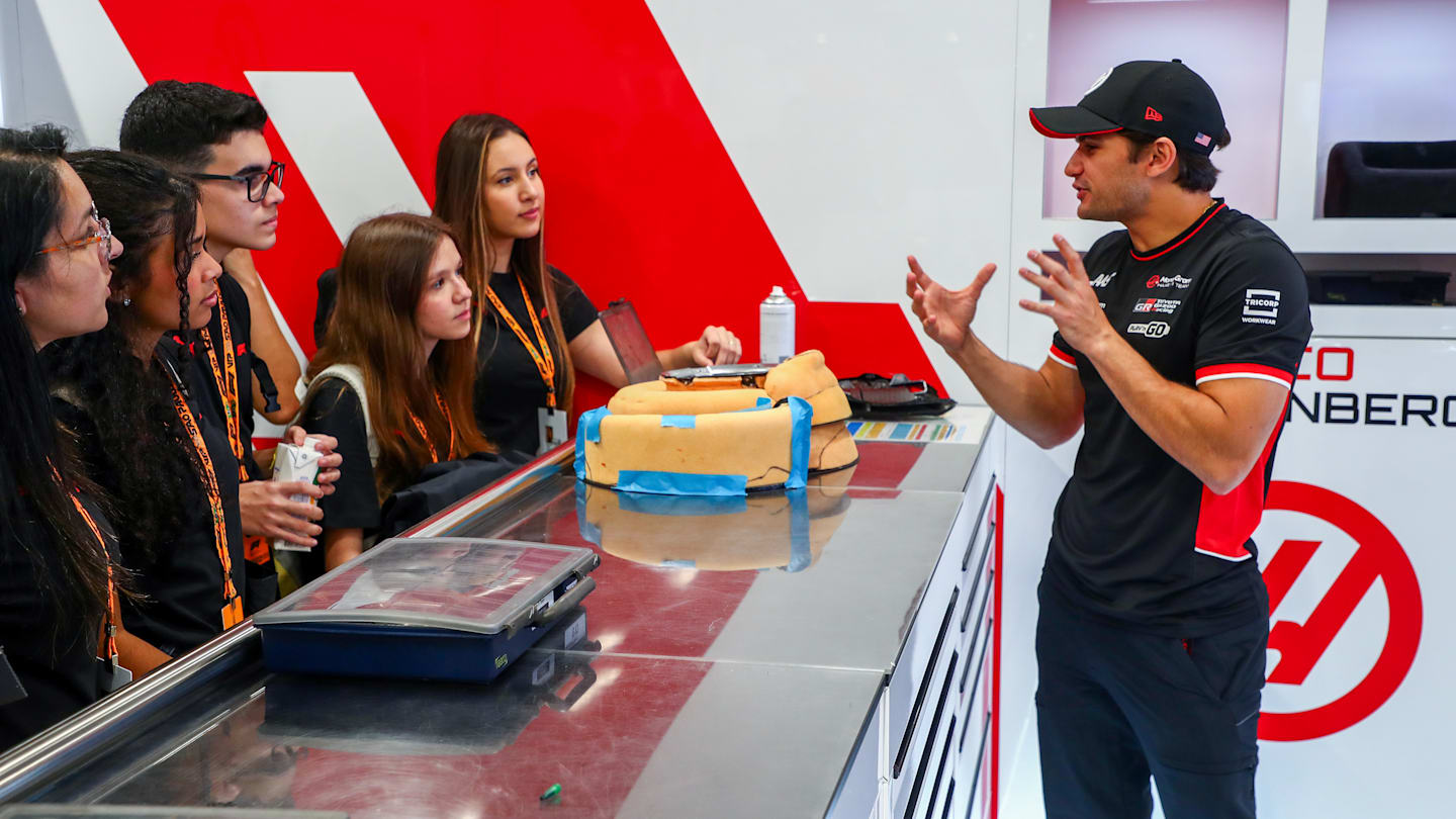 SAO PAULO, BRAZIL - OCTOBER 31: <<enter caption here>> during previews ahead of the F1 Grand Prix