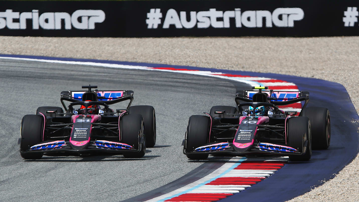 SPIELBERG, AUSTRIA - JUNE 30: Pierre Gasly of France driving the (10) Alpine F1 A524 Renault