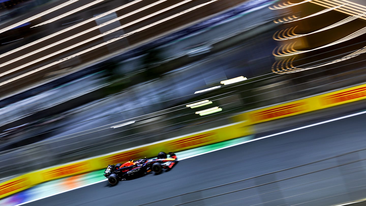 JEDDAH, SAUDI ARABIA - MARCH 09: Max Verstappen of the Netherlands driving the (1) Oracle Red Bull