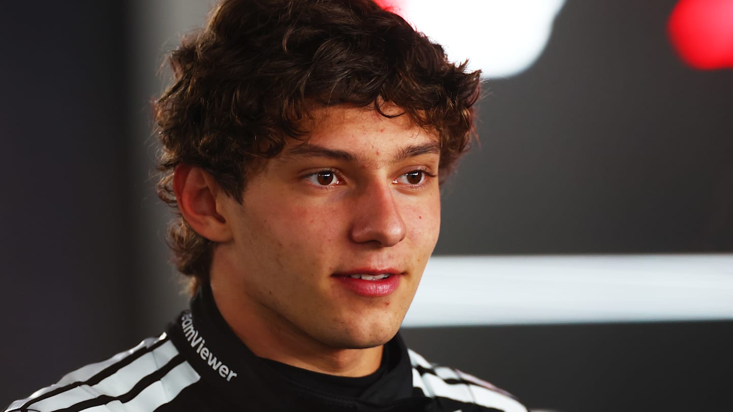 SUZUKA, JAPAN - APRIL 04: Andrea Kimi Antonelli of Italy and Mercedes AMG Petronas F1 Team looks on