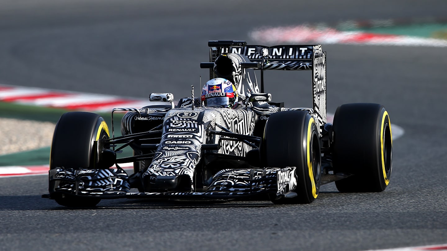 MONTMELO, SPAIN - MARCH 01:  Daniel Ricciardo of Australia and Infiniti Red Bull Racing drives