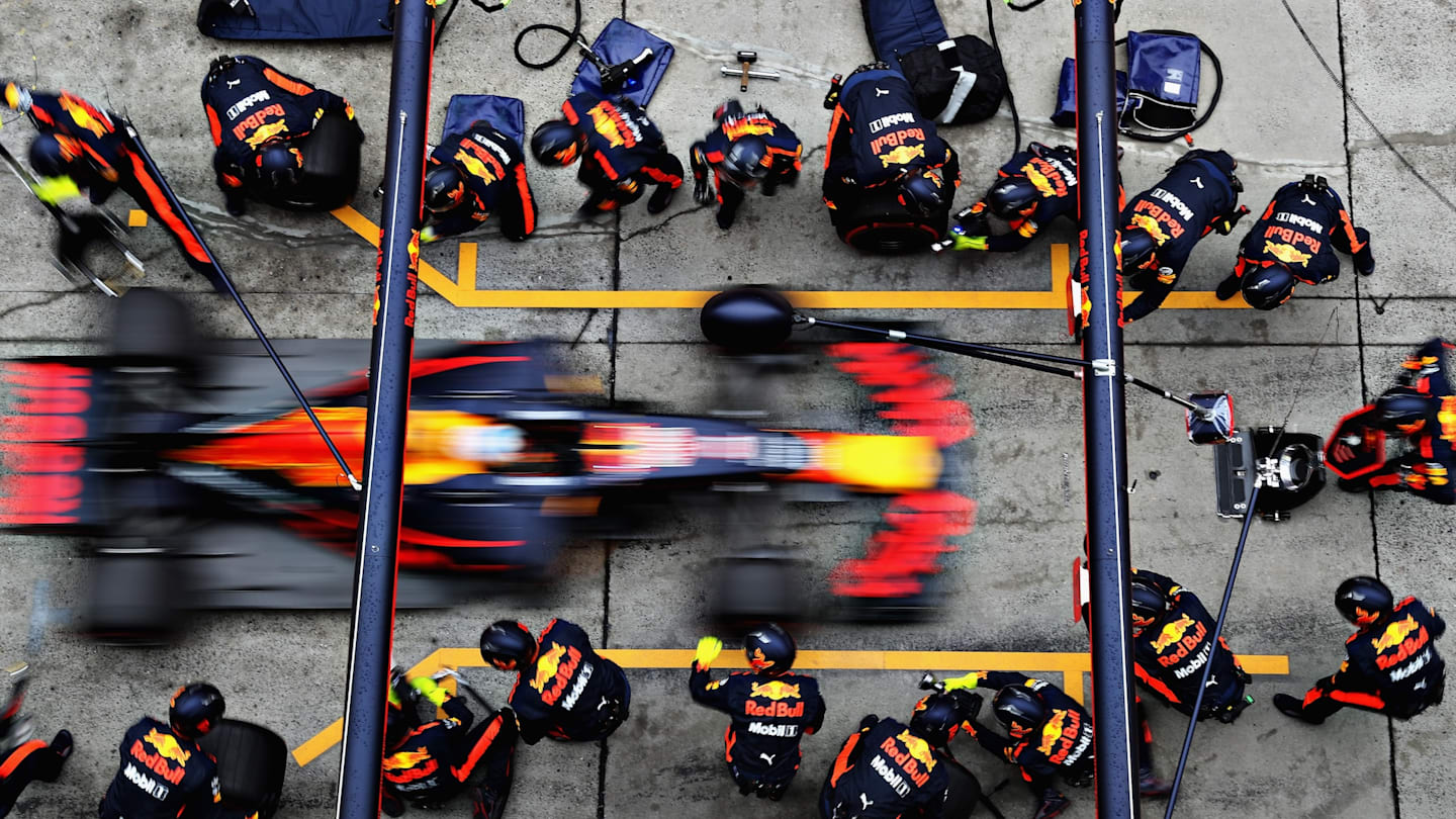 during the Formula One Grand Prix of China at Shanghai International Circuit on April 9, 2017 in