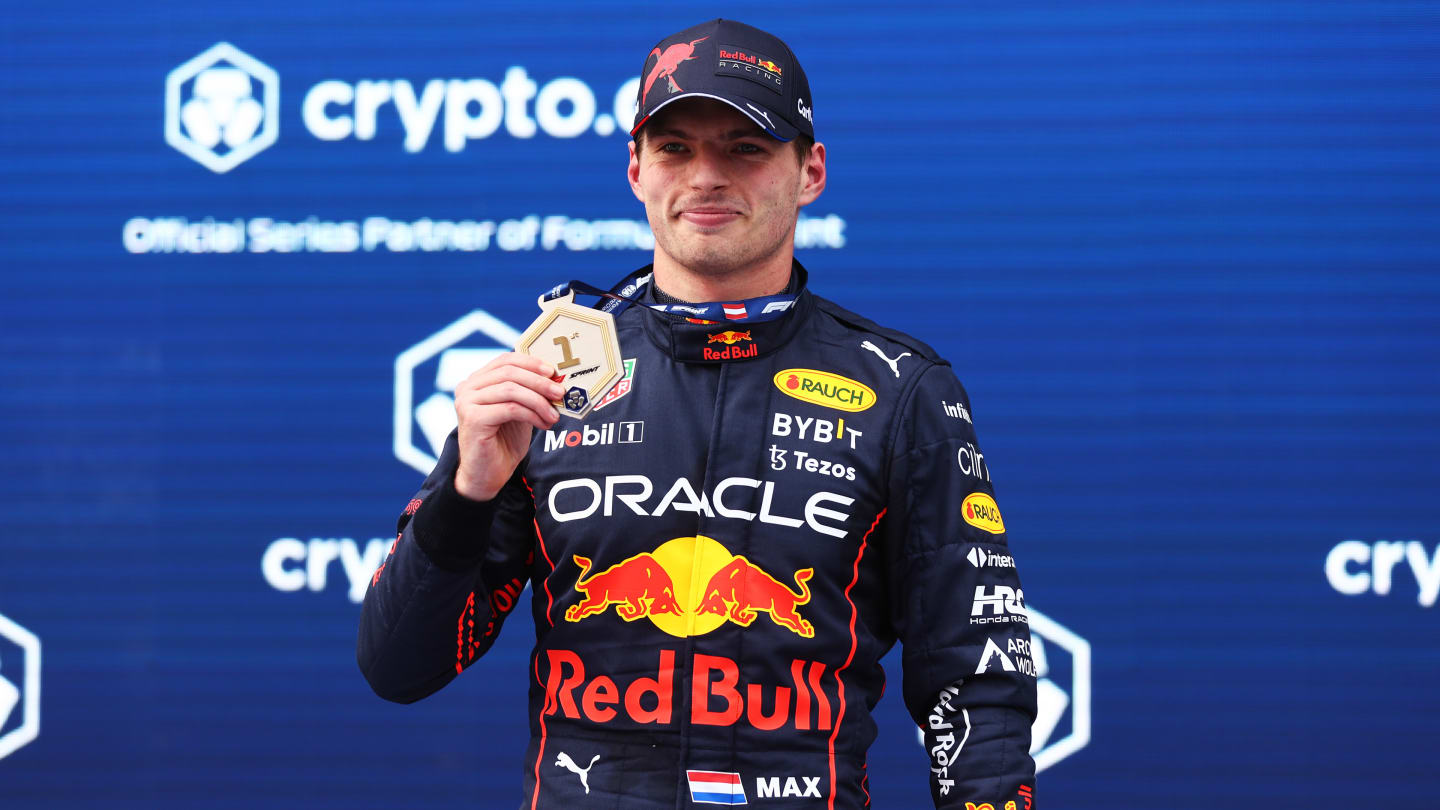 SPIELBERG, AUSTRIA - JULY 09: Sprint winner Max Verstappen of the Netherlands and Oracle Red Bull