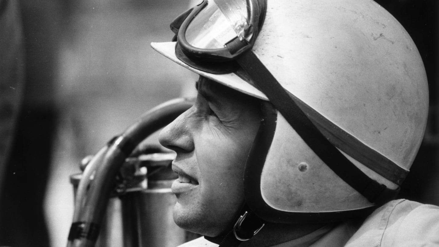 13th May 1966:  British world champion motorcyclist and racing driver John Surtees at Silverstone.
