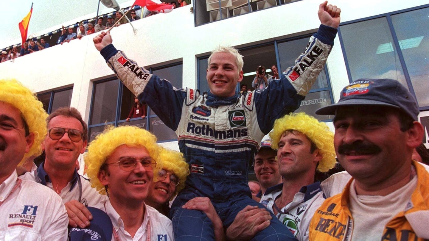 SPAIN - OCTOBER 26:  GP von EUROPA 1997 Jerez; Weltmeister Jacques VILLENEUVE/WILLIAMS RENAULT