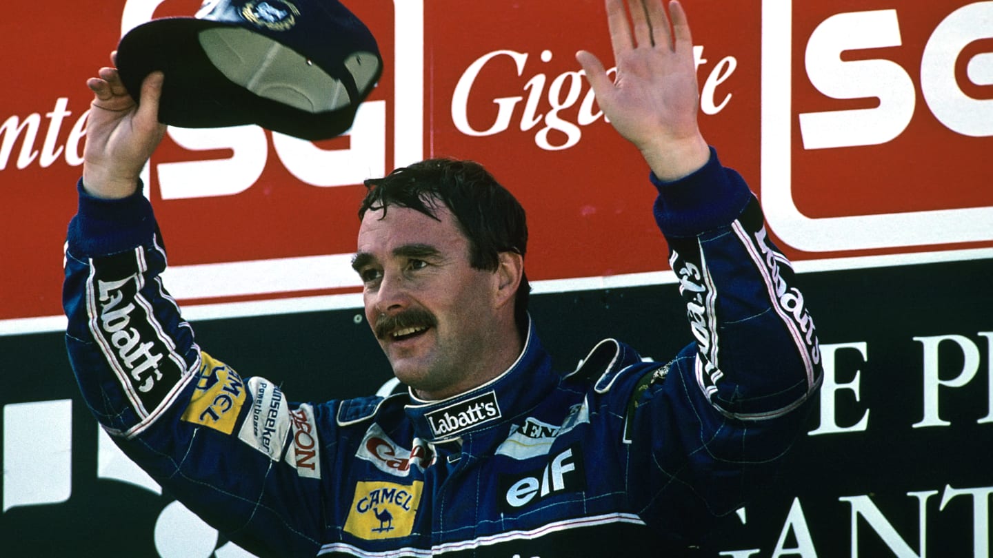 Nigel Mansell, Grand Prix of Portugal, Autodromo do Estoril, 27 September 1992. (Photo by