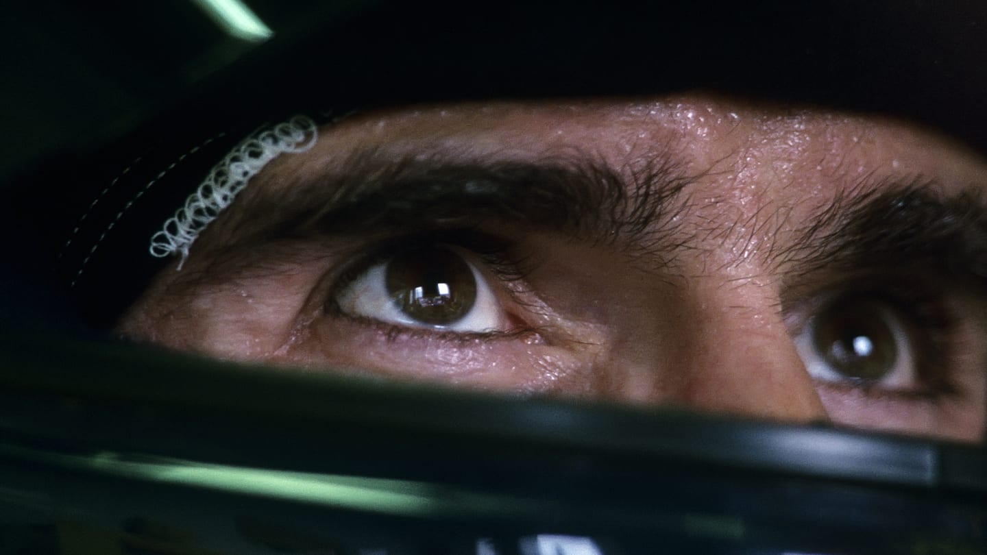 Damon Hill, Grand Prix of France, Magny-Cours, 28 June 1998. (Photo by Paul-Henri Cahier/Getty