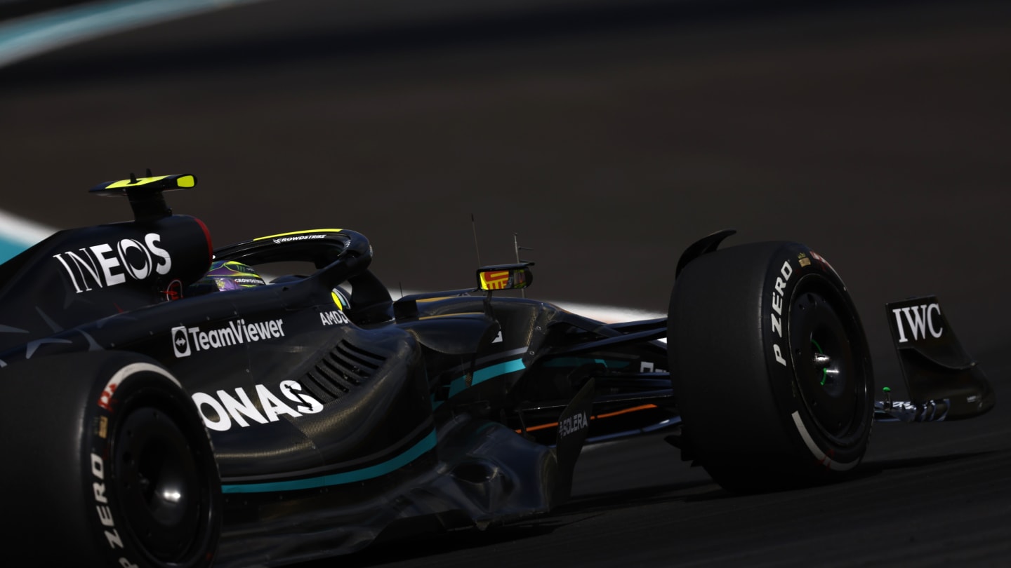 Sir Lewis Hamilton, Mercedes F1 W14 during the Miami GP at Miami International Autodrome