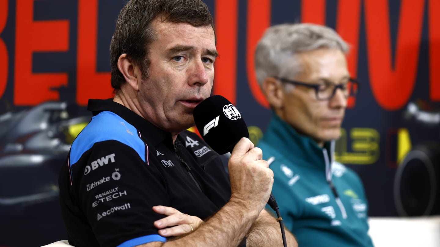 SPA, BELGIUM - JULY 28: Bruno Famin, Interim Team Principal of Alpine F1 attends the Team