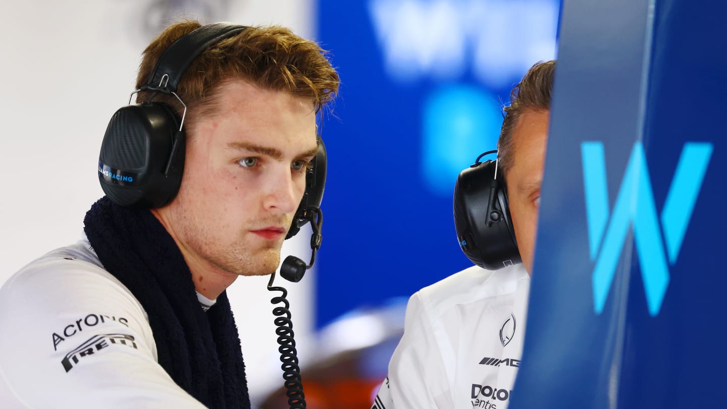 SUZUKA, JAPAN - SEPTEMBER 23: Logan Sargeant of United States and Williams prepares to drive in the