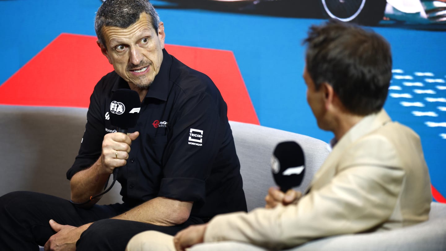 MIAMI, FLORIDA - MAY 05: Haas F1 Team Principal Guenther Steiner attends the Team Principals Press