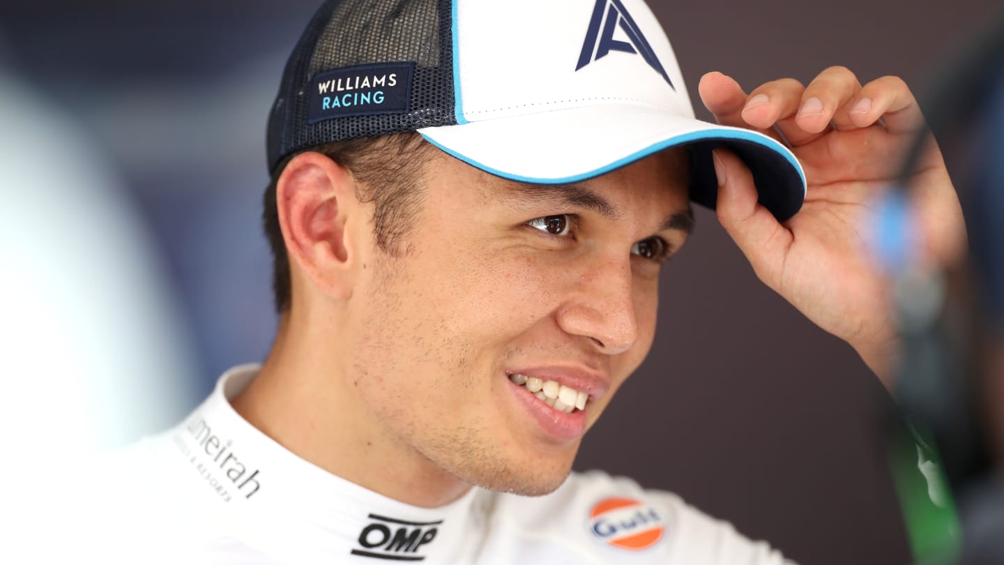 MONTE-CARLO, MONACO - MAY 27: 13th placed qualifier Alexander Albon of Thailand and Williams talks