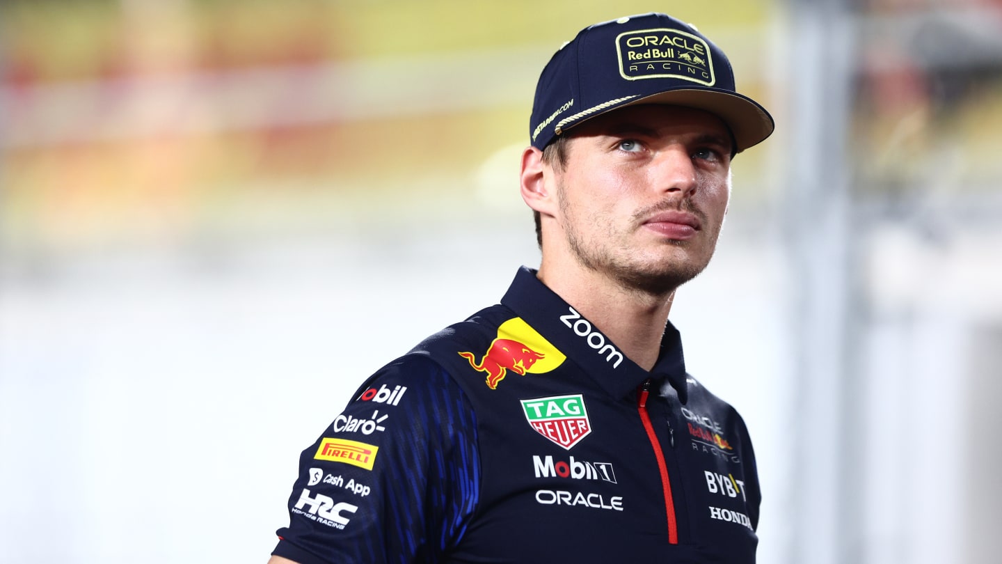 LUSAIL CITY, QATAR - OCTOBER 08: Max Verstappen of the Netherlands and Oracle Red Bull Racing looks