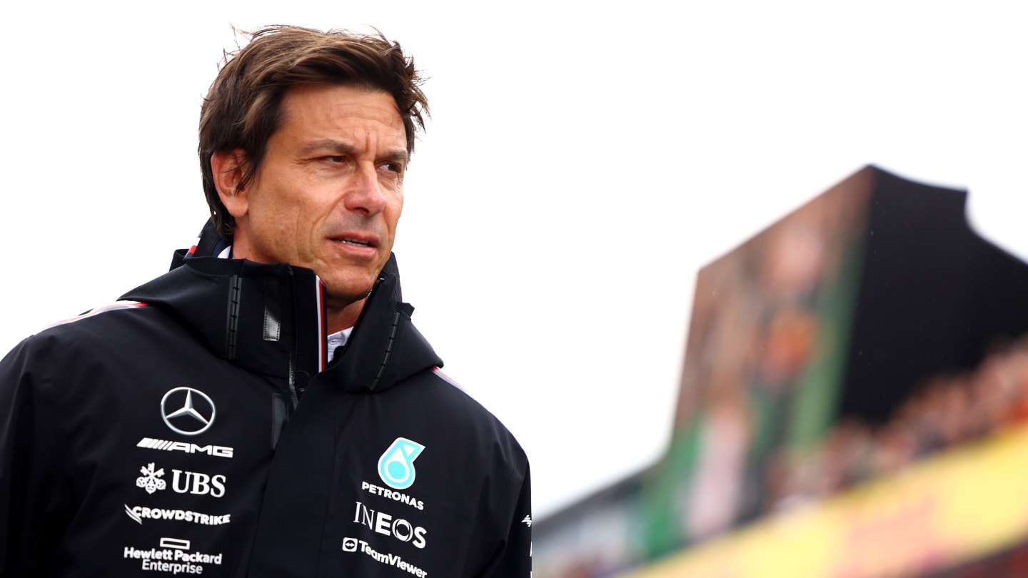 ZANDVOORT, NETHERLANDS - AUGUST 27: Mercedes GP Executive Director Toto Wolff looks on, on the grid