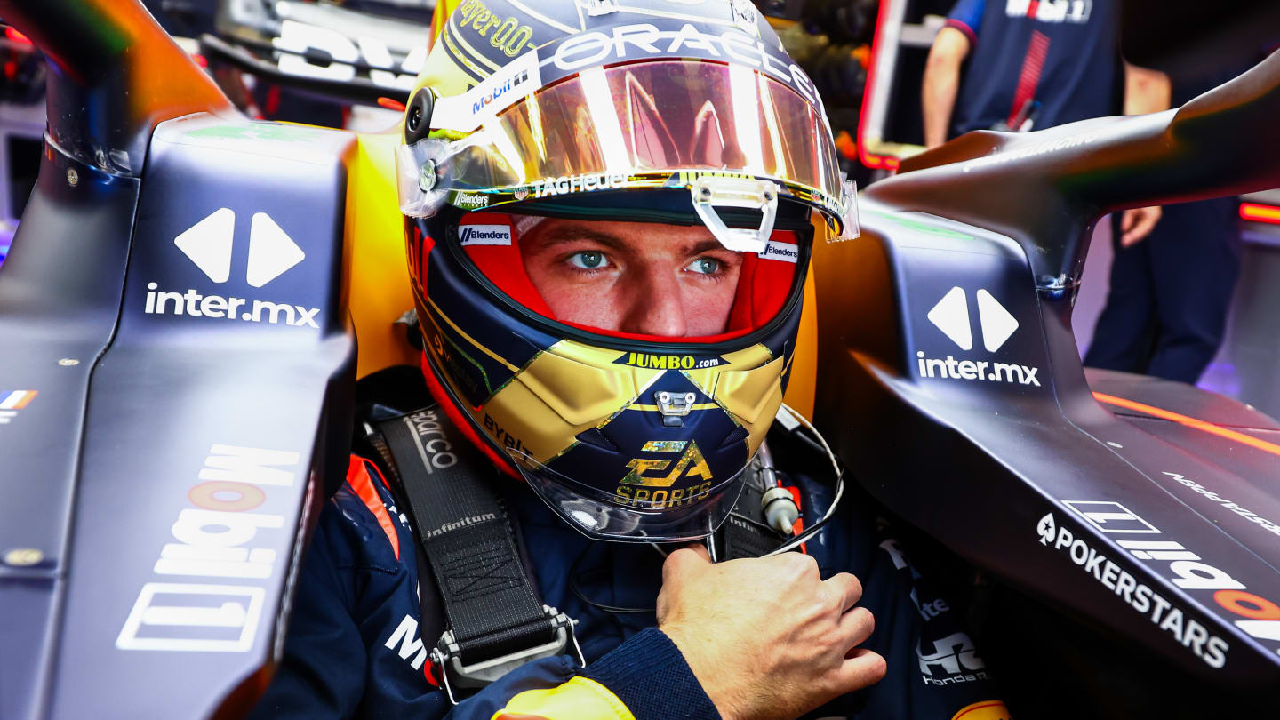 AUSTIN, TEXAS - OCTOBER 20: Max Verstappen of the Netherlands and Oracle Red Bull Racing prepares