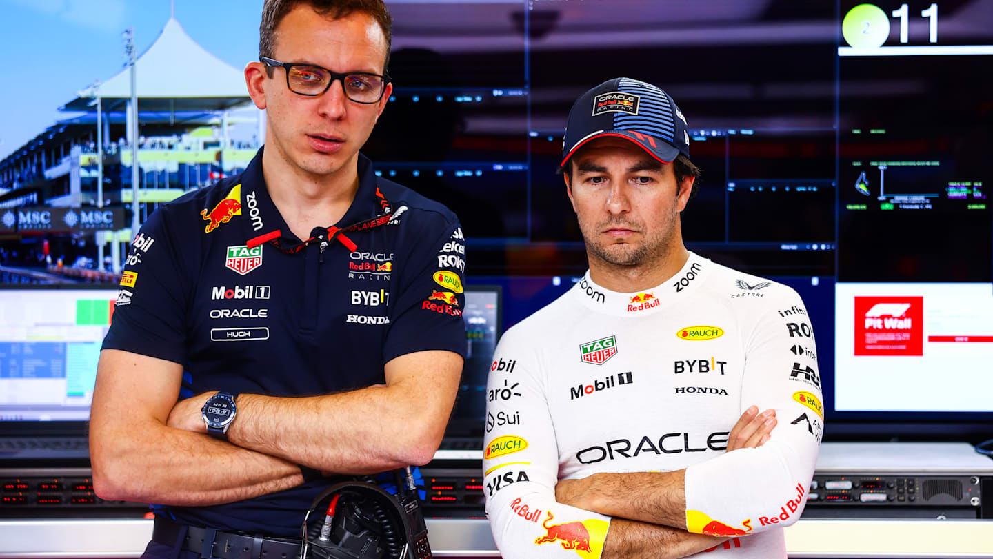 LUSAIL CITY, QATAR - DECEMBER 01: Sergio Perez of Mexico and Oracle Red Bull Racing prepares to