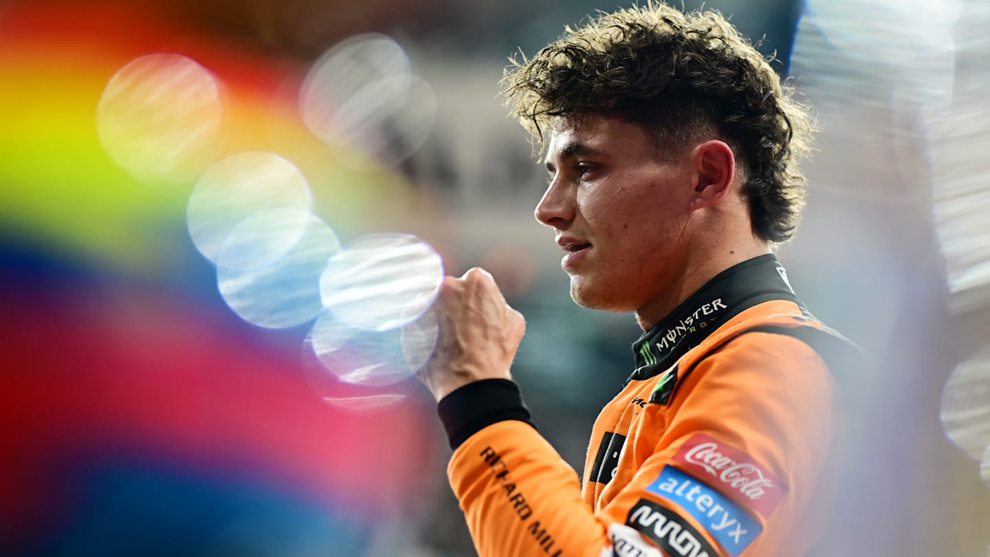 ABU DHABI, UNITED ARAB EMIRATES - DECEMBER 07: Pole position qualifier Lando Norris of Great