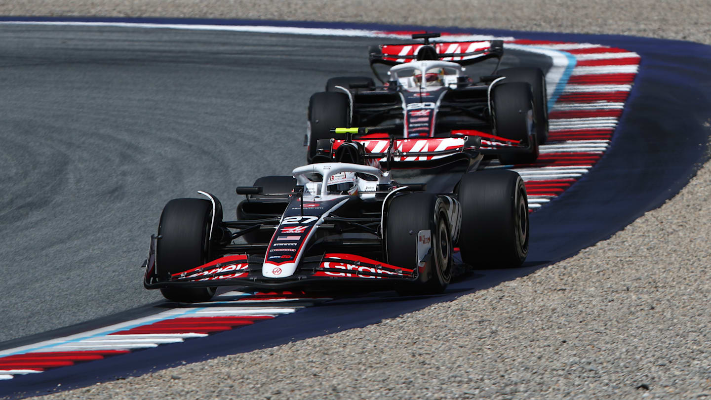 SPIELBERG, AUSTRIA - JUNE 30: Nico Hulkenberg of Germany driving the (27) Haas F1 VF-24 Ferrari