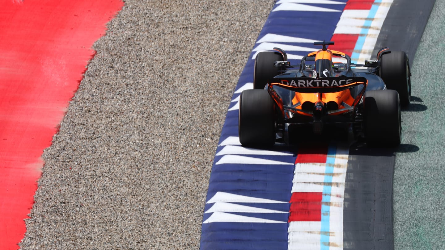 SPIELBERG, AUSTRIA - JUNE 28: Oscar Piastri of Australia driving the (81) McLaren MCL38 Mercedes on