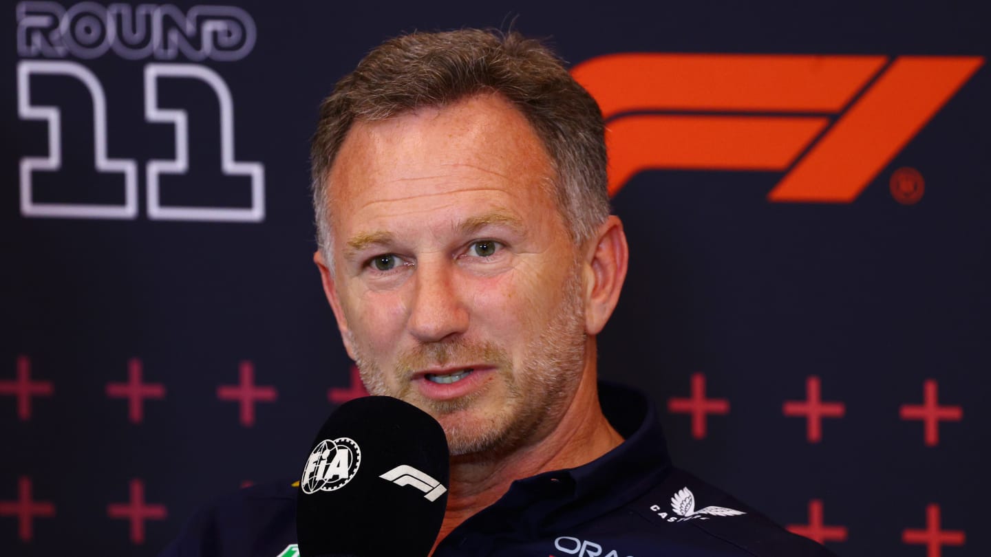 SPIELBERG, AUSTRIA - JUNE 28: Oracle Red Bull Racing Team Principal Christian Horner attends the