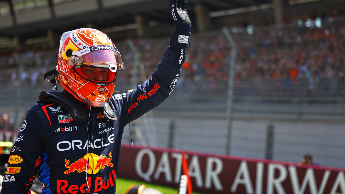 SPIELBERG, AUSTRIA - JUNE 29: Sprint winner Max Verstappen of the Netherlands and Oracle Red Bull