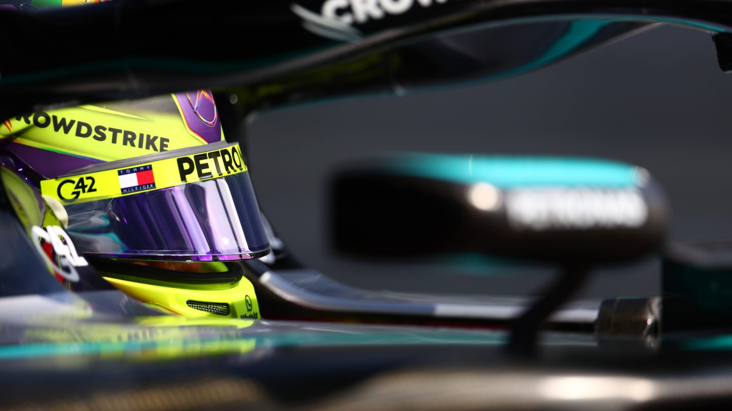 SPIELBERG, AUSTRIA - JUNE 29: Lewis Hamilton of Great Britain and Mercedes prepares to drive in the