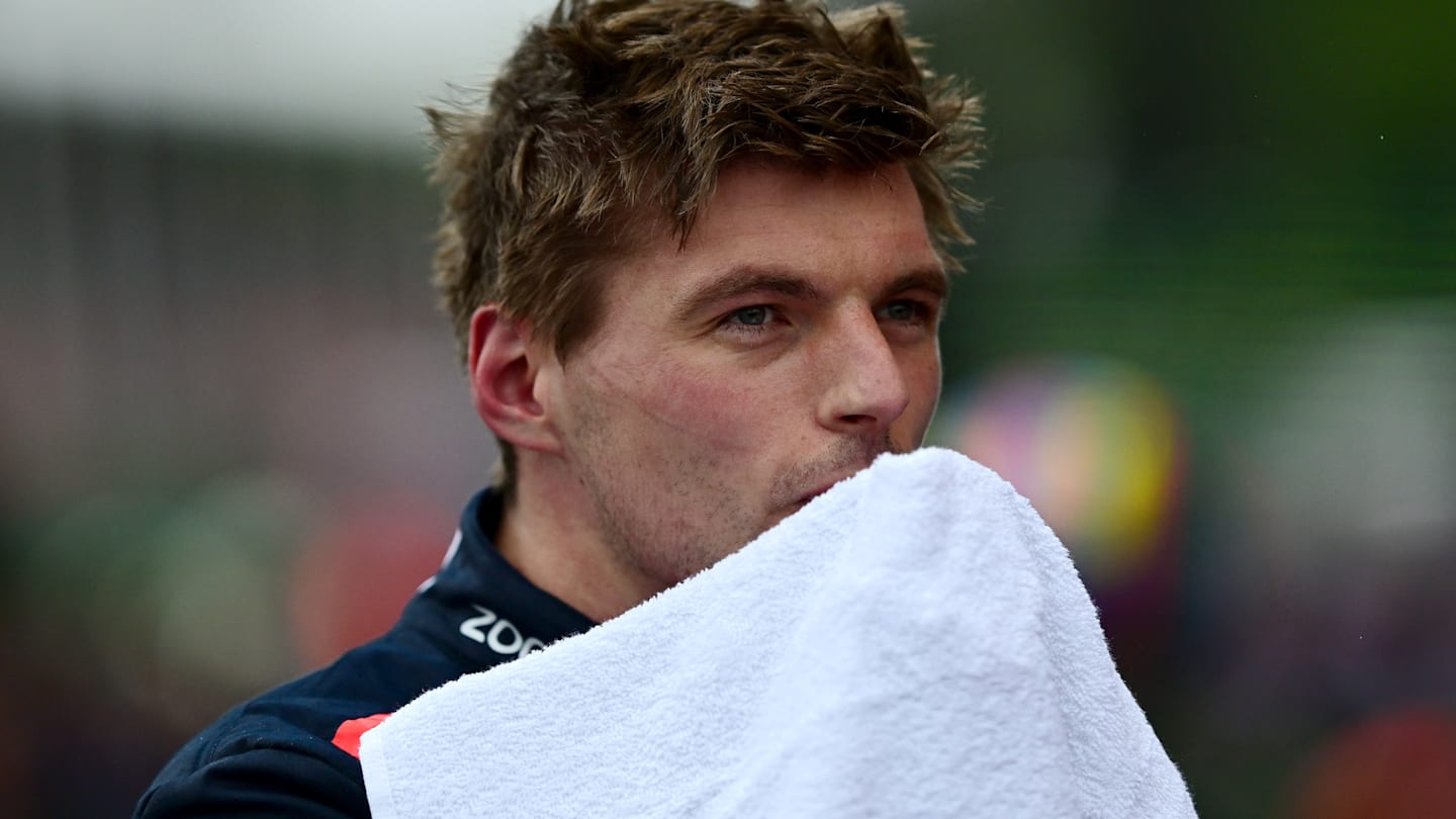 SPA, BELGIUM - JULY 27: Pole position qualifier Max Verstappen of the Netherlands and Oracle Red