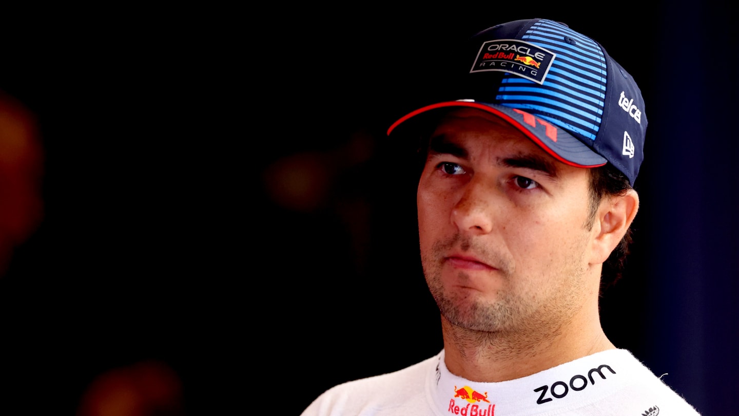 MONTREAL, QUEBEC - JUNE 07: Sergio Perez of Mexico and Oracle Red Bull Racing looks on in the