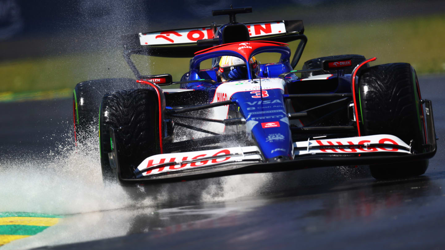 MONTREAL, QUEBEC - JUNE 07: Fans walk through the paddock as it rains prior to practice ahead of