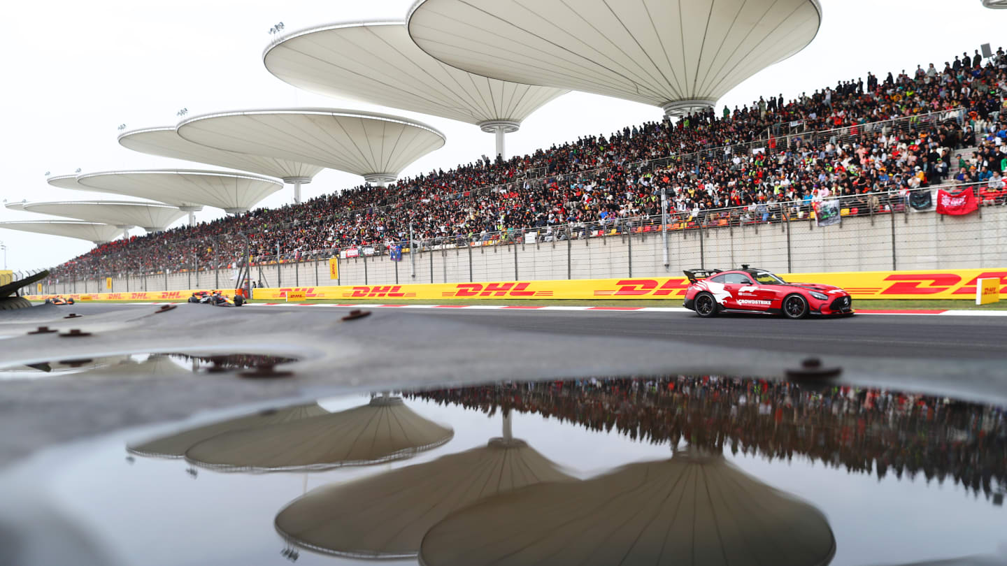 SHANGHAI, CHINA - APRIL 21: The FIA Safety Car on track during the F1 Grand Prix of China at