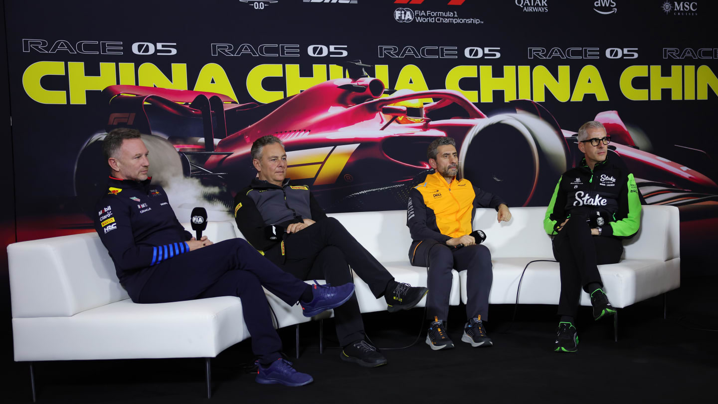 SHANGHAI, CHINA - APRIL 19: Oracle Red Bull Racing Team Principal Christian Horner, Director of