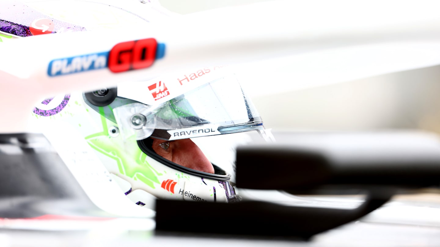 BUDAPEST, HUNGARY - JULY 20: Nico Hulkenberg of Germany and Haas F1 prepares to drive in the