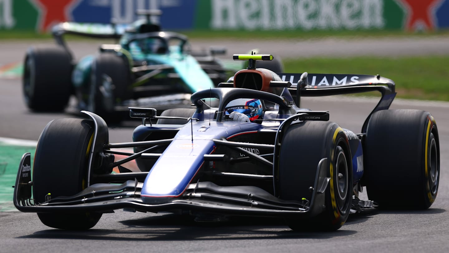 MONZA, ITALIA - 01 DE SEPTIEMBRE: Franco Colapinto de Argentina conduciendo el (43) Williams FW46 Mercedes